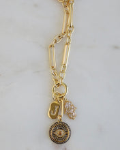 Load image into Gallery viewer, Personalized Luck. Protection &amp; Goodness - Figaro Chain