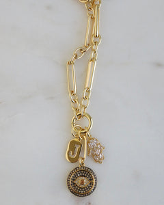 Personalized Luck. Protection & Goodness - Figaro Chain