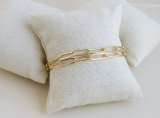 Double Clip Link Bracelet