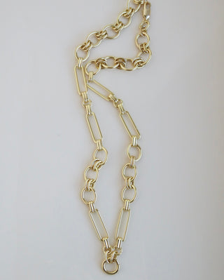 Louvre Charm Holder Necklace - Clicker Clasp - add charms
