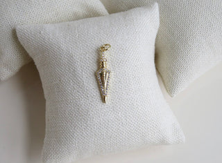 Diamond Arrowhead Charm