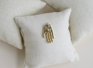 Hamsa Evil Eye Pendant