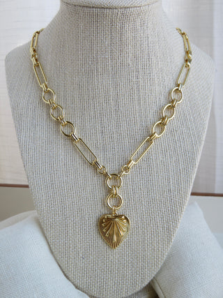 Louvre Extension Link Charm Holder Necklace - Clicker Clasp - add charms