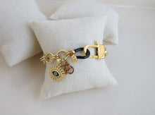 Load image into Gallery viewer, Barcelona Eye Ohm Bracelet - Black