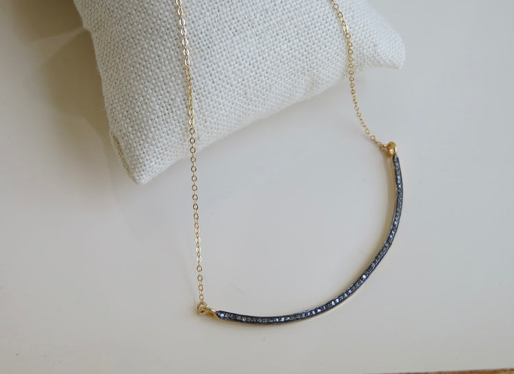 16.5” Diamond Swing Bar Necklace