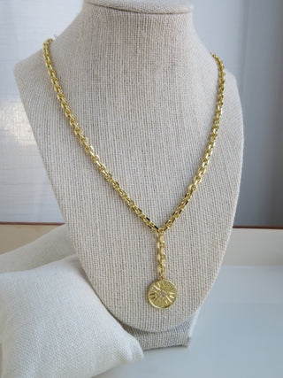 Diamond Sun Burst - Valencia Extension Necklace