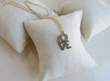 Load image into Gallery viewer, Diamond LOVE Pendant Necklace