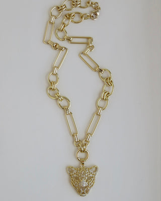 Louvre Extension Link Charm Holder Necklace - Clicker Clasp - add charms