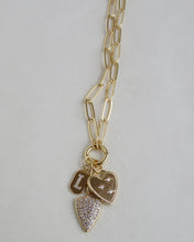 Load image into Gallery viewer, Love &amp; Protection Charm Cluster Necklace - Clip
