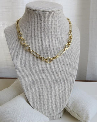 Louvre Charm Holder Necklace - Clicker Clasp - add charms