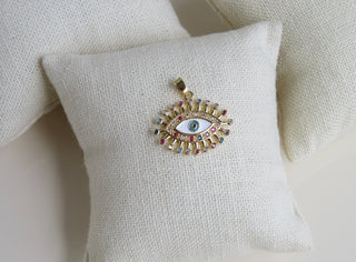 Rainbow Eye Pendant