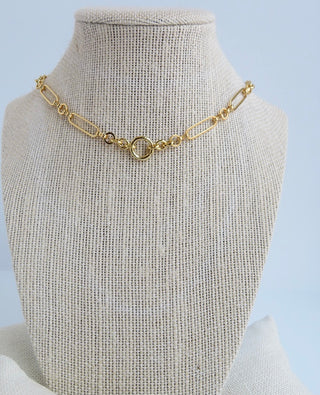 Mallorca Clasp Necklace - Clicker Clasp - add charms