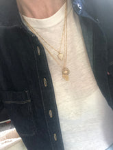 Load image into Gallery viewer, Diamond Shield Necklace Stack