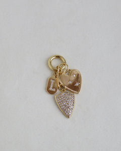 Diamond Heart Charm