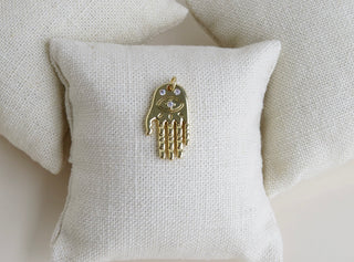 Hamsa Evil Eye Pendant
