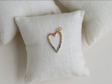 Load image into Gallery viewer, Multi Colored Heart Pendant