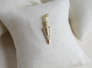 Diamond Arrowhead Charm