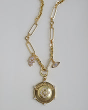 Load image into Gallery viewer, Diamond Mallorca Protector Evil Eye Hamsa Necklace - Eternal Love