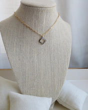 Load image into Gallery viewer, Pave Diamond Clover Necklace