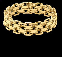 Load image into Gallery viewer, Lennon Chain Link Ring 14k Gold