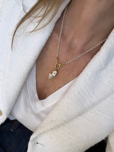Santorini - Diamond Shield Necklace