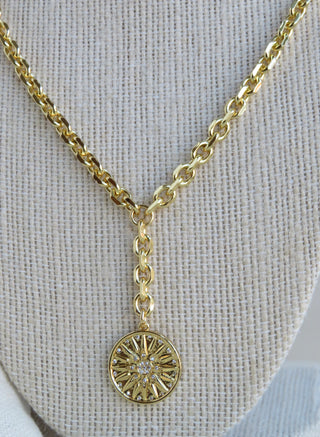 Diamond Sun Burst - Valencia Extension Necklace
