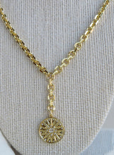 Load image into Gallery viewer, Diamond Sun Burst - Valencia Extension Necklace