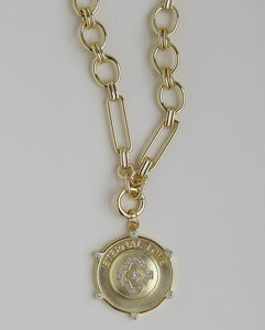 Eternal Love - Louvre Extension Link Chain Necklace